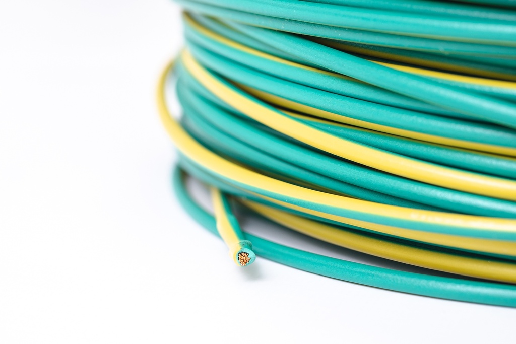 Cable Unipolar 0.75 mm Argenplas Verde Amarillo