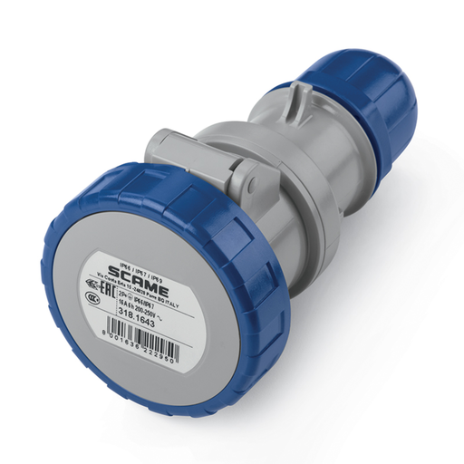 [SCA313.1643] ACOPLE IP44 2P+T 16A 220V 6H